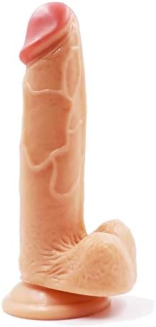 XDDJB 7.87 Inch Lifelike Personal Relax Massage with Suction Cup Good Choice for Women (Flesh)