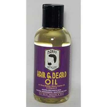 Amazon Com Nappy Styles Hair Beard Oil 4oz Beauty