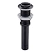KES Bathroom Sink Drain Stopper Vessel Vanity Pop Up Drain without Overflow, Oil Rubbed Bronze S2007D-ORB