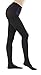 Women's 150 Denier Thick Footed Tights Pantyhose (Black - 1Pair, S/M)