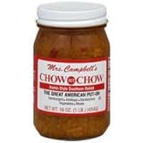 Mrs. Campbell's Chow Chow All Natural Hot Home-Style Southern Relish, 16 oz