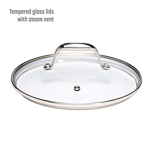 Goodful Nonstick Ceramic Cookware Set with TitaniumReinforced Premium