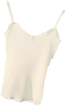 OHJ Women’s Camisole Tank Top [ solid color ] (White)
