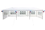 GOJOOASIS Improved Version Wedding Canopy Party Tent with Metal Connectors Outdoor Gazebo 10'x30' w/ 5 Walls