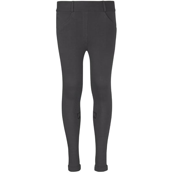 Pantaloni Equestri Horze Nora Kids - Jods Con Toppe Ginocchia In Pelle - Foto 6