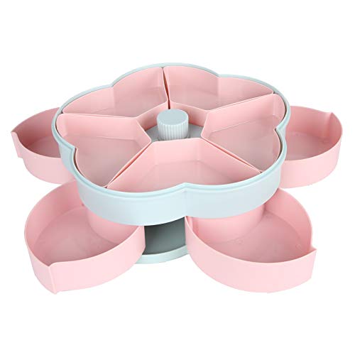 Snoepdoosje Snoepbakje, Draaibare Snoepdoos Snoepjes Opbergbakje, met een Siliconen Pad voor het bewaren van noten… - Afbeelding 8