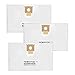 POWERTEC VKCB001 Dust Bags for Vacmaster 3PK, for VK811PH, VK1011SIWTH 8-10 Gallon Wet/Dry Vacuums, Replacement for Vacmaster High Efficiency Dust Collection Bags, Vacuum Bags, Filter Bags (75043)