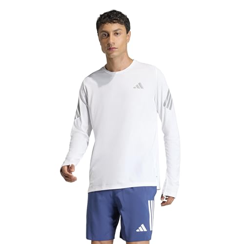 [アディダス] ランニング シャツ adi365///長袖 メンズ HY196 ホワイト (KE6830) L