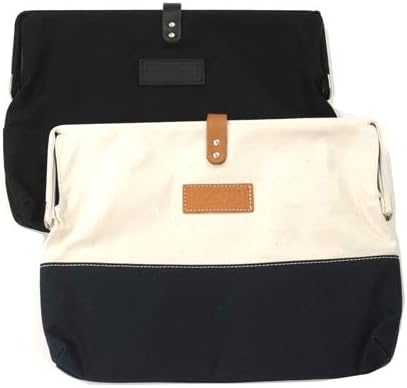 帆布鞄 キャンバス 口枠クラッチバッグ メンズ レディース セカンドバッグ ポーチ バッグインバッグ おしゃれ