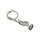 T&S Brass B-0100-M Spray Valve with 44-Inch Flexible Stainless Steel Hose