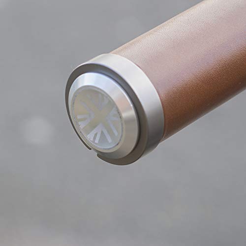 Aluminium Handlebar Plugs for Bike Bicycle in Silver (PAIR) Union Jack Hanlebar Caps