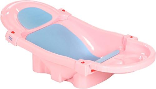 ATXP Kid's Plastic Foldable and Spacious Baby Bath Tub (Pink)
