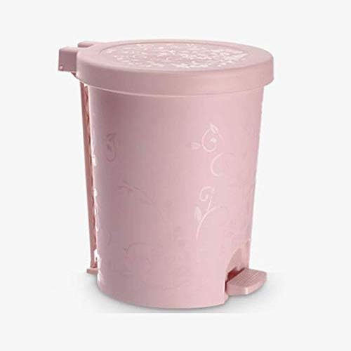 家庭用ゴミ箱 徒歩でプラスチックシート ふた 12リットルでごみ収納ボックス Wxt Color Pink