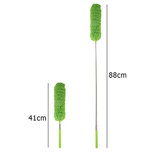 Vktech Mini Microfiber Hand Duster Extendable Washable Clean Brush Duster for High Ceilings TV Fan Air Conditioner Car Computer Desk 16