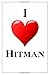 I Love Hitman: Notebook - 6x9 Lined Journal - 110 Pages - Soft Cover - Great For Birthday Gift (Perf by 