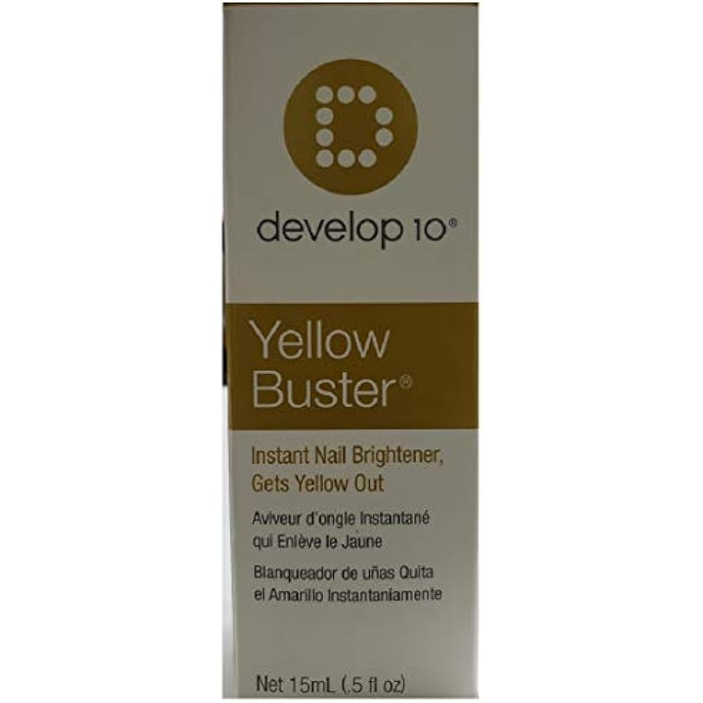 Develop 10 Yellow Buster Nail Brightener Gets Out 15Ml Growth Formula