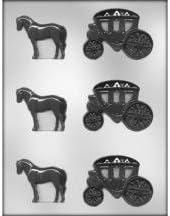3 Pack Horse and Carriage Mold