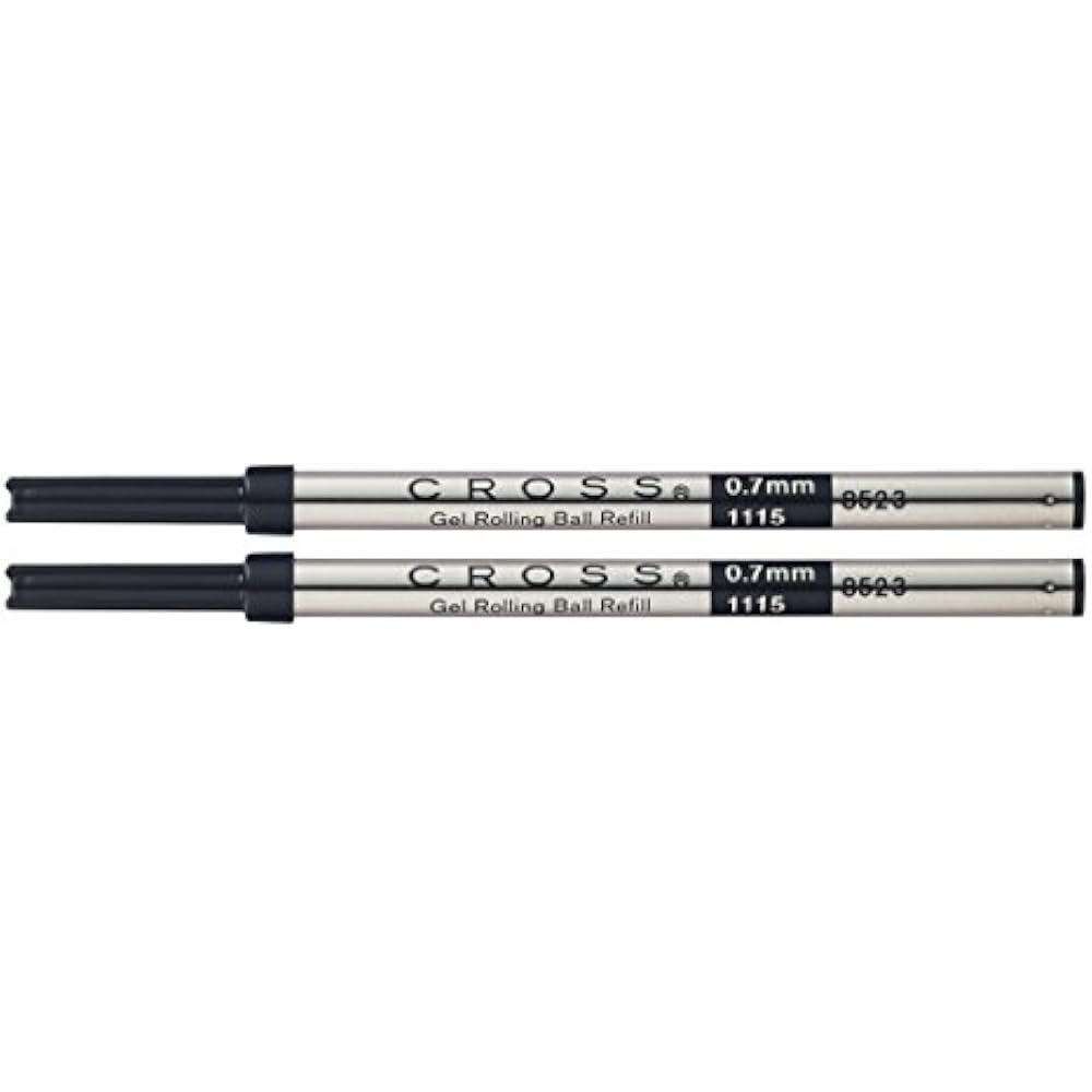 A T Cross Company Selectip Rollerball Pen Refill Medium 2Pk Black Free