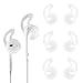 TEEMADE 6 Pieces EarPods EarHooks Silicone Cover Tips Replacement Ear Gels Buds Anti-Slip Silicone Soft Sports Earbud Tips for iPhone Headphones Earphones (Clear)