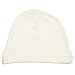 Niteo Organic Cotton Baby Caps, Luxuriously-Soft, All Natural, Dye-Free, 3-Pack, Solid/Stripes, 6M
