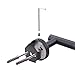 KES Vertical Toilet Paper Holder Bathroom Tissue Holder Paper Roll Dispenser SUS 304 Stainless Steel Rustproof Toilet Roll Holder Wall Mount Matt Black, A2075S12-BK