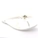 Womens Beach Summer Vacation Shoes Jelly Bow Flip Flops Slip On Sandals - White - 7 - 38 - CD0084