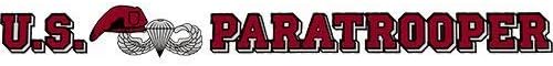 U.S. Paratrooper Clear Window Strip