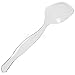 Disposable Plastic Serving Spoons | Large Utensils Clear | Pack of 12 | Ideal for Buffets, Soups, Catering, Restaurants, Parties, and Weddings.