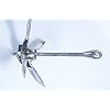 Amarine-made-Folding-Grapnel-Anchor-Steel-Stainless-33lbs-15kg-Boat-marine-yacht-dinghies