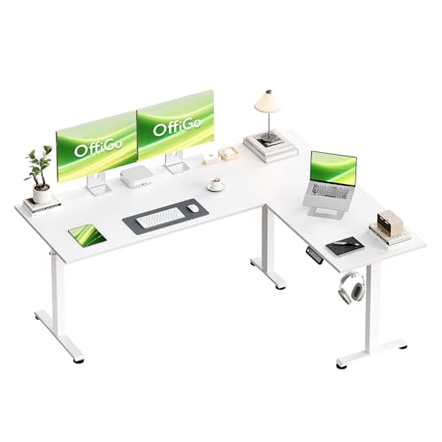 Kurz geprüft: OffiGo L-förmig Höhenverstellbarer... für 123,84€ Zum Angebot!