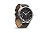 Garmin vívomove Premium - Stainless Steel with Leather Band