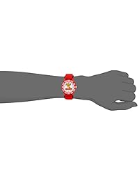 Disney Kids 'w002132 Pantalla analógica El Rey León reloj de cuarzo rojo analógico