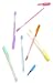 ban.do Write On Colored Gel Pen Set of 6, Plastic Stick Pens with Non-Toxic Colorful Ink, Rainbow