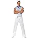 Smiffy's Men's Fever Male French Sailor Costume, Top, pants and Neck Scarf, Troops, Fever, Size L, 20886