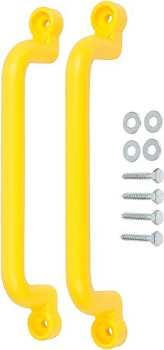 Swing Set Stuff Playground Handles with SSS Logo Sticker, Yellow, 13