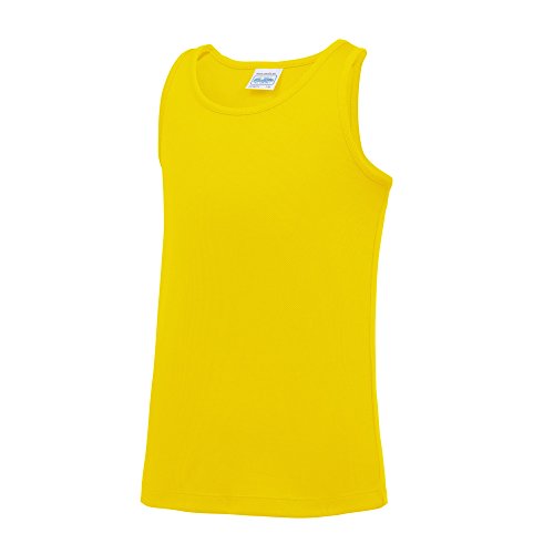 Just Cool Childrens/Kids Plain Sleeveless Vest Top