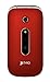 Jethro 3G Unlocked Senior & Kids Cell Phone Model SC330v2 Red