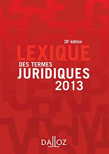 Lexique des termes juridiques