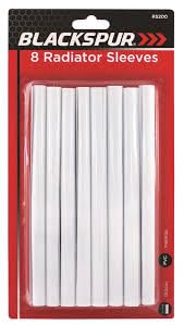 Radiator Pipe Covers Sleeves White 15mm Sleeve Cover 15mm, 19.5cm Long Snap On PVC Plastic Cover, Pack of 8 Customizable Radiator Pipe Collars or Radiator Sleeves