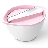 monbento - MB Lib Litchi pink leakproof bowl holds soups salads pasta - BPA free - Food grade safe