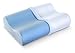 (2 Pack) PharMeDoc Cooling Memory-Foam Contour Pillow - Luxury Gel Infused Breathable Foam - Hypoallergenic Removable Case - Comfortable Support Bed Pillow Aligns Spine - Neck Pain & Headache Relief