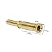 Eagles 10PCS BNC Plug Crimp Connectors RG58 RG142 LMR195 Coax Male for 50 Ohm RF Applications Antennas Radios Security Camera Cable Tester,Wireless Sensor,Etc