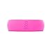 Silicone Wedding Ring for Women. Rubber Wedding Band for Every Day Use - Yoga, Training, Sports, Military, Work, Travel and Outdoor - Pink - Size 5