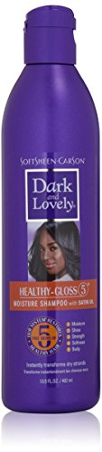 SoftSheen-Carson Dark and Lovely Healthy-Gloss 5 Moisture Shampoo with Satin Oil, 13.5 fl oz