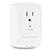 CyberPower CSP100TW Professional Surge Protector with Data Line Protection, 900J/125V, 1 Outlet, Wall Tap Plug, White, UL Listed