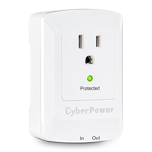 CyberPower CSP100TW 900 Joule Professional 1-Outlet Surge Suppressor - Wall Tap