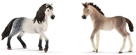 Schleich 13821 - Andalusier Hengst &  13822 - Andalusier Fohlen