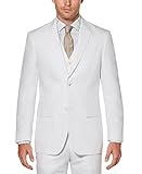 Perry Ellis Men's Linen Cotton Twill Suit