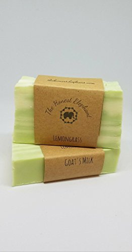 The Honest Elephant Handmade, Goat's Milk Lathering Soap Bar - Lemongrass | FREE SHIPPING!