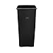 Rubbermaid Commercial Products Untouchable Square Trash/Garbage Can, 23-Gallon, Black, Wastebasket for Outdoor/Restaurant/Office/School/Kitchen